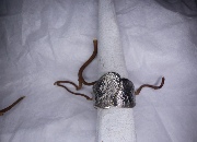XXL-Ring aus Sterlingsilber, geschmort